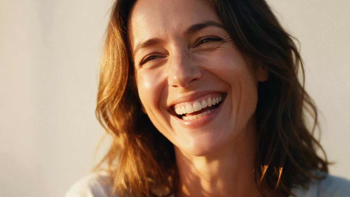 A bright healthy smile